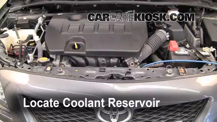 How to Add Coolant: Toyota Corolla (2009-2013) - 2010 Toyota Corolla S ...